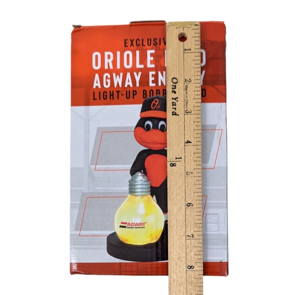 RARE Oriole Bird Agway Energy Light Up Bobblehead Baltimore Orioles SGA - Picture 7 of 11